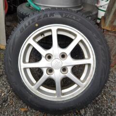 ４本セット155/65R14　ダイハツ純正ホイール＋スタッドレスタイヤ