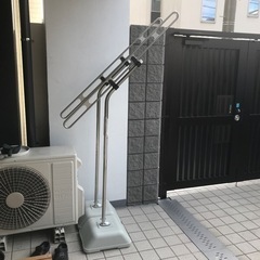 物干し竿たて　2本