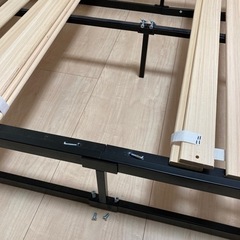 セミダブブルベッド　布団セットの画像