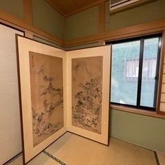 受け渡しが決まりました！和の屏風の画像