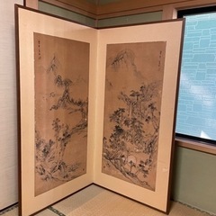 受け渡しが決まりました！和の屏風の画像