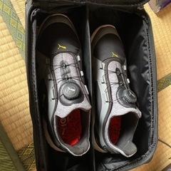 ゴルフシューズ&ケース　メンズ　25.5〜26 プーマの画像