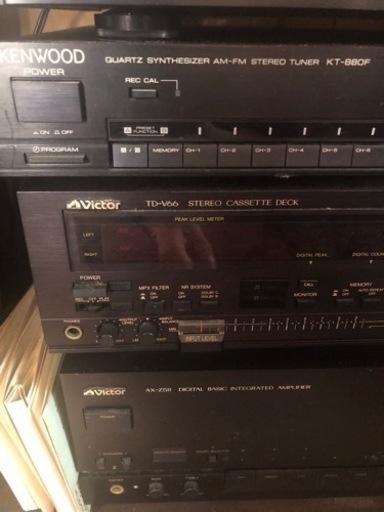 ジャンク　KENWOOD スピーカー　victorアンプなど