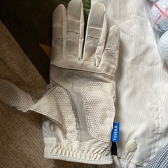 ゴルフボール、ピン、手袋、バッグセットの画像