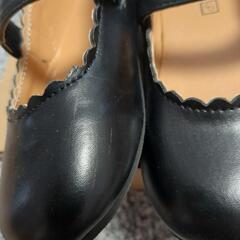 黒い靴　フォーマル20センチの画像