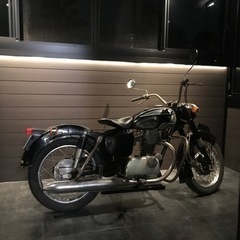 最終値下げ❗️メグロsg250 希少車　すぐ乗れます。オールドルック60s絶版車カワサキメグロの画像