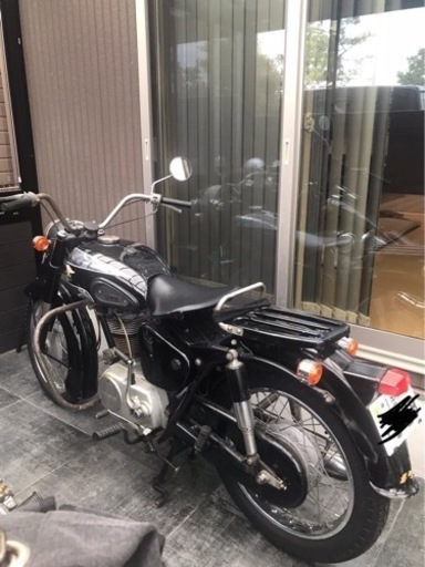 メグロ250SG希少な当時物!純正リアフェンダー