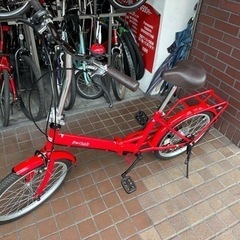 折りたたみ自転車 20インチ レッド 6段変速　新品未使用 ☆美品☆20インチ 外装6段変速付き折り畳み自転車 レッド