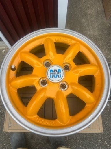 アルミホイール4本セット。ダイハツ　ミラジーノのMINILIGHTです。