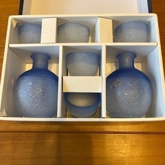 群青波　徳利セット【新品未使用】
