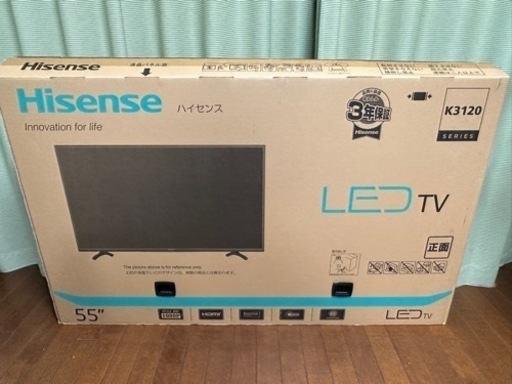 ハイセンス HJ55K3120 [55インチ] 2017年製 美品 動作OK