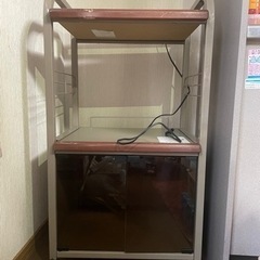 レンジ台　キャスター付(11/23日迄に取りに来て頂ける方限定)