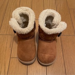 子供用ムートン調ブーツ 17cm