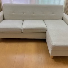 カウチソファ　3人掛け　11/21または11/23午前中に取りに...