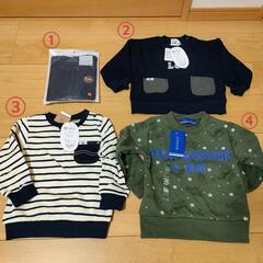 【値下げ】新品90-100cm男の子冬服11点