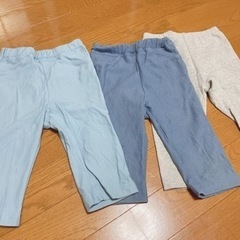 【★お話中】キッズ・ベビー　レギンスパンツ　100  七分丈【ユ...