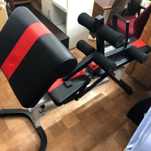 67 IROTEC ベンチ　付属品付き　筋トレ器具