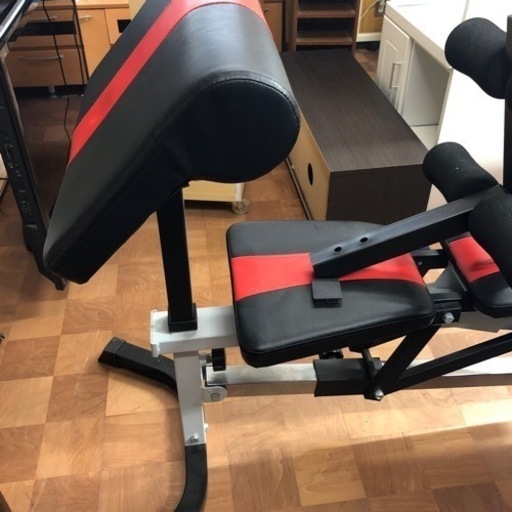 67 IROTEC ベンチ　付属品付き　筋トレ器具