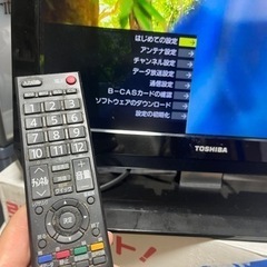 東芝19インチテレビ　19A2の画像