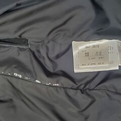 水沢ダウン　ホワイト　Lサイズ　DAT-3970の画像