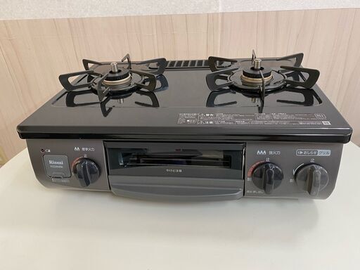 Rinnai グリル付きガステーブル（LPガス用）美品