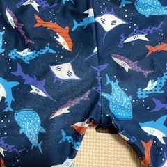 子ども用水着　魚模様　110の画像