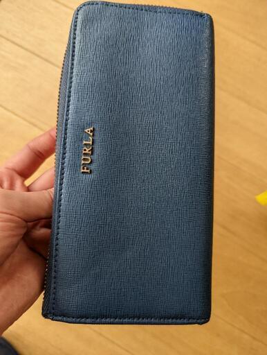 FURLA 長財布 青　フルラ