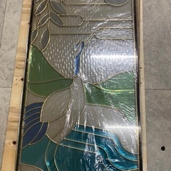 ☆入荷☆ステンドグラス 鶴 定価79000円 リサイクルショップ宮崎