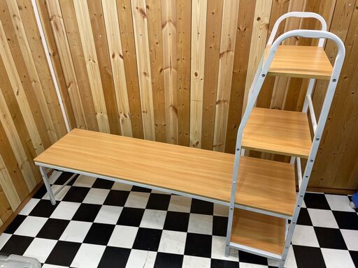 超ロング!! ロータイプPCチェア　150×44×120　作業デスク　プリンター等も置けちゃいます♪　家具激安販売中♪