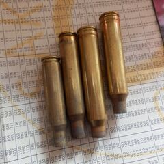 空薬莢：ライフル：308：7mm：インテリア：使用済み：ダミーカートの画像