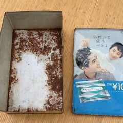 よければ【昭和レトロ雑貨】空き缶 花王フェザーシャンプー 缶ケース FEATHER SHAMPOO の画像