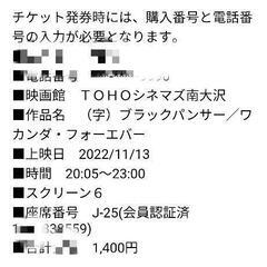 11月13日TOHOシネマズブラックパンサー