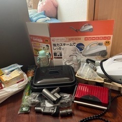 スチームクリーナーやホットプレートなど！