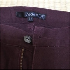 スリムパンツ　ワイン　73 ☆USED☆の画像