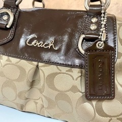 【１回使用のみ】coachハンドバッグ