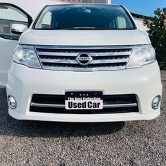 滋賀発　コミコミ価格 ４ナンバー 車検満タン セレナ ハイウェイスター 後期 C25 貨物登録 5人乗りの画像