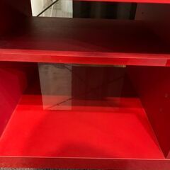テレビ台（赤）の画像