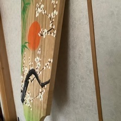 ハンドメイド　羽子板　押し絵　お正月　飾り　クラフト　昭和レトロの画像