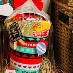 値下げ✨🎄STARBUCKSのタンブラー風　　　アルミ缶お菓子セット✨