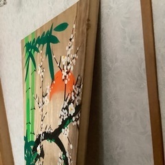 ハンドメイド　羽子板　押絵　正月　飾り　の画像
