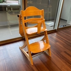 【大和屋】ハイチェア　テーブル＆ガード付きの画像