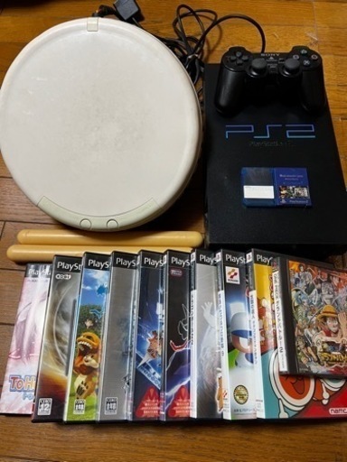 PS2 本体 ＋ソフト8本
