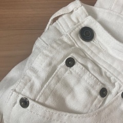 白　サロペットの画像