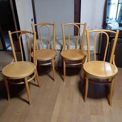 [値下げ]チェコ製　ダイニングチェア　4脚
