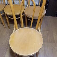 [値下げ]チェコ製　ダイニングチェア　4脚の画像