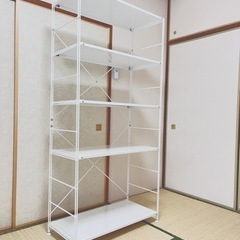 【決まりました】無印良品スチールユニットシェルフ・スチール棚セッ...