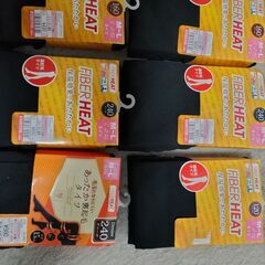 冬物　裏起毛タイツ　新品　未使用　六足セット　女性向け