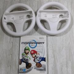 Wiiマリオカート　ハンドル＆ソフト