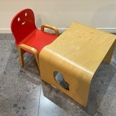 幼児用　机　椅子　セット