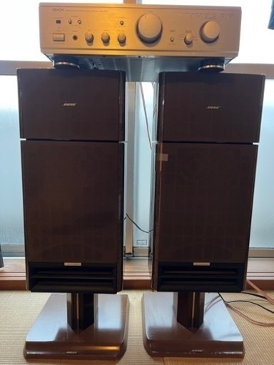 BOSEのスピーカーとDENONのアンプ